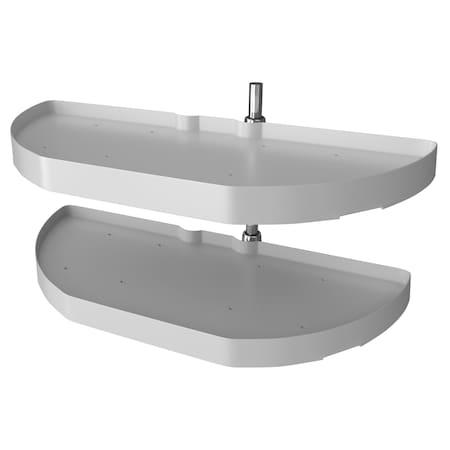 Rev-A-Shelf Polypropylene, White, 31.43 in W, 15.94 in H, 31 in D, 15.28 in L, White 6842-31-11-570